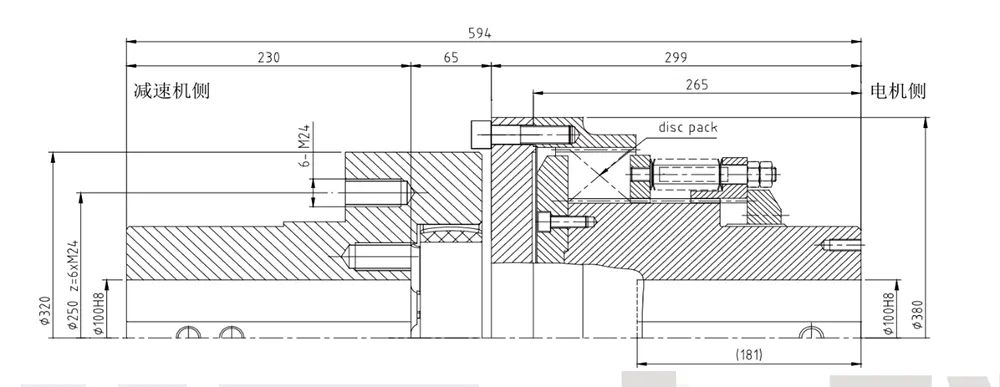 Multi-Plate Friction Torque Limiter